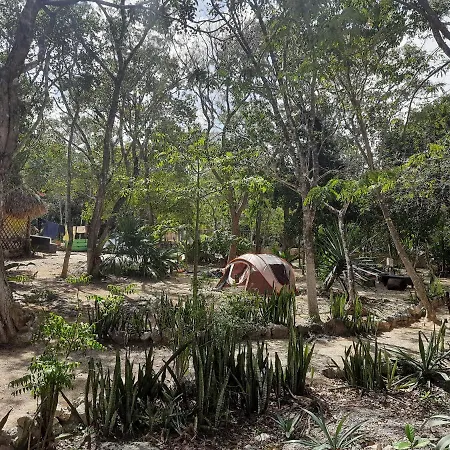 Cenote, Camping & Mas Aldea Maya Tulum Hotel